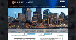 Desktop Screenshot of iatse212.com